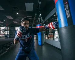 TITLE Boxing Liberty Bag Gloves -Boxing Equipment Sales Store LBTBGRDWHBL 2