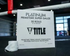 TITLE Platinum Primetime Super Gauze (Box Of 50 Rolls) -Boxing Equipment Sales Store PPSG50