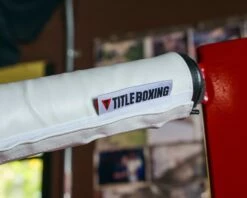 TITLE Boxing Blank Ring Turnbuckle Covers -Boxing Equipment Sales Store PRBCBWH 1