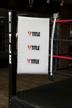TITLE Boxing Pro Turnbuckle Corner Wraps Set 6 TITLE Boxing Pro Turnbuckle Corner Wraps Set -Boxing Equipment Sales Store PRCW WH 1 1