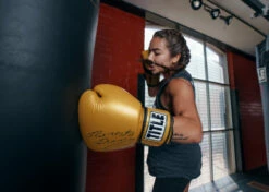 TITLE Boxing Roberto Duran Leather Training Gloves -Boxing Equipment Sales Store RDTGGD 2