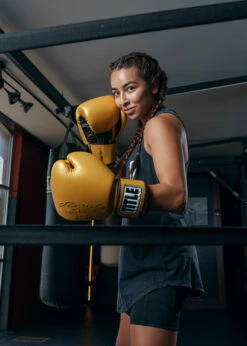 TITLE Boxing Roberto Duran Leather Training Gloves -Boxing Equipment Sales Store RDTGGD 3