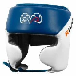 Rival Boxing Amateur Competition Headgear With Cheek Protect 16 Rival Boxing Amateur Competition Headgear With Cheek Protect -Boxing Equipment Sales Store RHGC2C BL WH 1