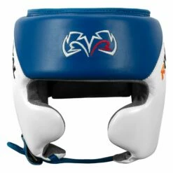 Rival Boxing Amateur Competition Headgear With Cheek Protect 17 Rival Boxing Amateur Competition Headgear With Cheek Protect -Boxing Equipment Sales Store RHGC2C BL WH 2