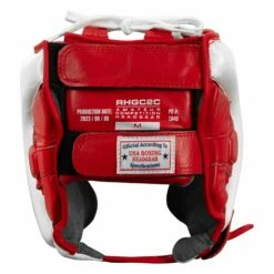 Rival Boxing Amateur Competition Headgear With Cheek Protect 23 Rival Boxing Amateur Competition Headgear With Cheek Protect -Boxing Equipment Sales Store RHGC2C RD WH 4