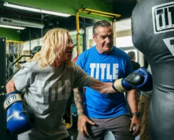 TITLE Boxing Rock Steady Leather Training Gloves -Boxing Equipment Sales Store RSBVLTTGBL 7