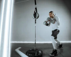 SCYntz Leather Double End Bag -Boxing Equipment Sales Store SCYDEBGRBK 1