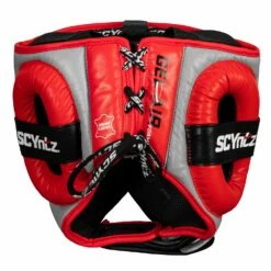 SCYntz Leather Headgear -Boxing Equipment Sales Store SCYHG GR BK 4