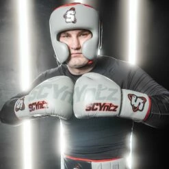 SCYntz Leather Headgear -Boxing Equipment Sales Store SCYHGGRRD 1