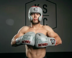 SCYntz Leather Headgear -Boxing Equipment Sales Store SCYHGGR 1