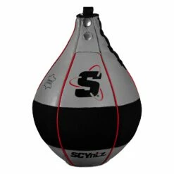 SCYntz Leather Speed Bag -Boxing Equipment Sales Store SCYSB GR BK 1