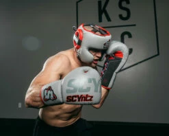 SCYntz Leather Sparring Gloves 24 SCYntz Leather Sparring Gloves -Boxing Equipment Sales Store SCYSGGR 1