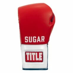 TITLE Boxing Sugar Ray Leonard Signature Leather Sparring Gloves -Boxing Equipment Sales Store SRLSLSG 3