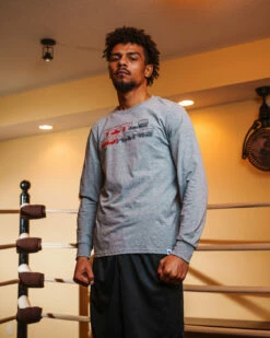 TITLE Boxing Split Label Performance Long Sleeve Tee -Boxing Equipment Sales Store TBLS9GR 1