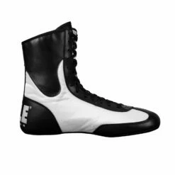 TITLE Boxing Speed-Flex Encore Mid-Top Shoes -Boxing Equipment Sales Store TBS1 BK WH 2