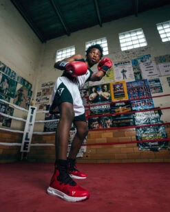 TITLE Boxing High Point Boxing Shoes -Boxing Equipment Sales Store TBS415RDBK 2