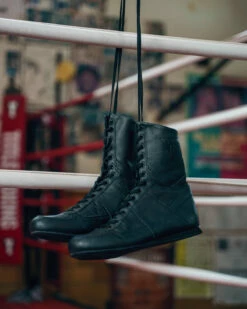 TITLE Boxing High-Top Leather Boxing Shoes -Boxing Equipment Sales Store TBS42BK 1 3f60fd67 4a8b 445d 92e3 d336f7933e5b