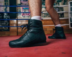 TITLE Boxing Old School Leather Boxing Shoes -Boxing Equipment Sales Store TBS43BK 1 f16a3127 8933 40a4 b2e1 80dcadb7287b