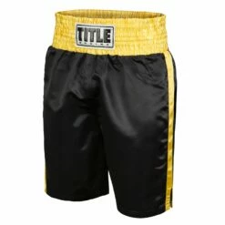 TITLE Boxing Edge Boxing Trunks 25 TITLE Boxing Edge Boxing Trunks -Boxing Equipment Sales Store TBTC BK GD 1 49072026 b1e9 439d b3f8 854f9b49a2f2