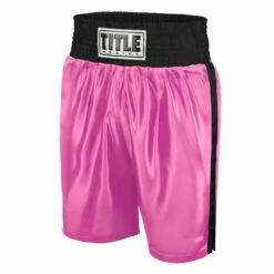 TITLE Boxing Edge Boxing Trunks 34 TITLE Boxing Edge Boxing Trunks -Boxing Equipment Sales Store TBTC BK PK 1