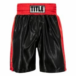 TITLE Boxing Edge Boxing Trunks 2.0 -Boxing Equipment Sales Store TBTC2 BK RD 2