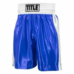 TITLE Boxing Edge Boxing Trunks 39 TITLE Boxing Edge Boxing Trunks -Boxing Equipment Sales Store TBTC2 BL WH 1 697d6118 a0a0 4aa2 9f87 c1693a2b8179