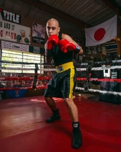 TITLE Boxing Edge Boxing Trunks 2.0 -Boxing Equipment Sales Store TBTC2BKGD 1