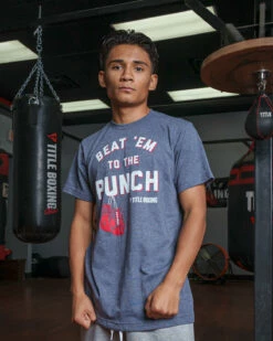 TITLE Boxing Beat Em To The Punch Tee -Boxing Equipment Sales Store TBTS204 2