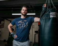 TITLE Boxing Power And Speed Tee -Boxing Equipment Sales Store TBTS211BL 1