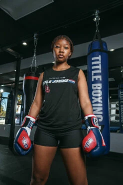 TITLE Boxing United Women's Tank -Boxing Equipment Sales Store TBWTS2T06BK 1