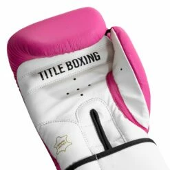 TITLE Premier Leather Super Bag Gloves 2.0 -Boxing Equipment Sales Store TSBG2 PK WH 005