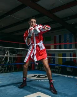 TITLE Boxing Fingertip Robe -Boxing Equipment Sales Store TSRF2RDWH 2