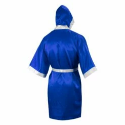 TITLE Boxing Pro Full Length Robe 3.0 -Boxing Equipment Sales Store TSRFL3 BL WH 3