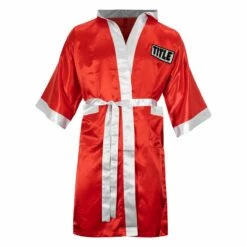 TITLE Boxing Pro Full Length Robe 3.0 -Boxing Equipment Sales Store TSRFL3 RD WH 1