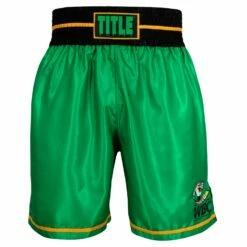 WBC By TITLE Boxing Professional Boxing Trunks -Boxing Equipment Sales Store WBCBT GN BK 2