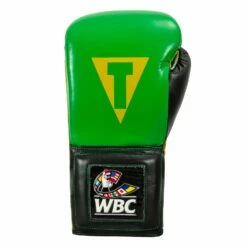 WBC By TITLE Boxing Sparring Gloves -Boxing Equipment Sales Store WBCSG GN BK 03
