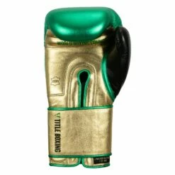 WBC By TITLE Boxing Green Belt Training Gloves 1.0 24 WBC By TITLE Boxing Green Belt Training Gloves 1.0 -Boxing Equipment Sales Store WGBTG GN GD BK 4