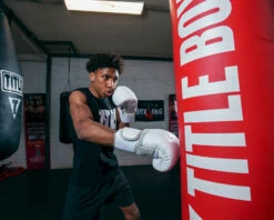 TITLE White Boxing Gloves -Boxing Equipment Sales Store WHWBGWH 2