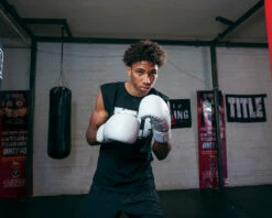 TITLE White Boxing Gloves -Boxing Equipment Sales Store WHWBGWH 3