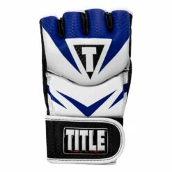 TITLE MMA Command Pro Fight Gloves -Boxing Equipment Sales Store XMCPFG BL WH 003