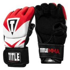TITLE MMA Command Training Gloves -Boxing Equipment Sales Store XMCTG RD WH 002