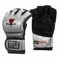 TITLE MMA Menace Metallic Training Gloves 23 TITLE MMA Menace Metallic Training Gloves -Boxing Equipment Sales Store XMMTG SV BK 002