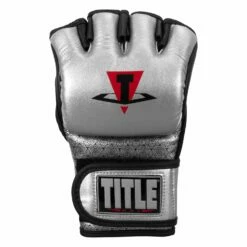 TITLE MMA Menace Metallic Training Gloves 24 TITLE MMA Menace Metallic Training Gloves -Boxing Equipment Sales Store XMMTG SV BK 003