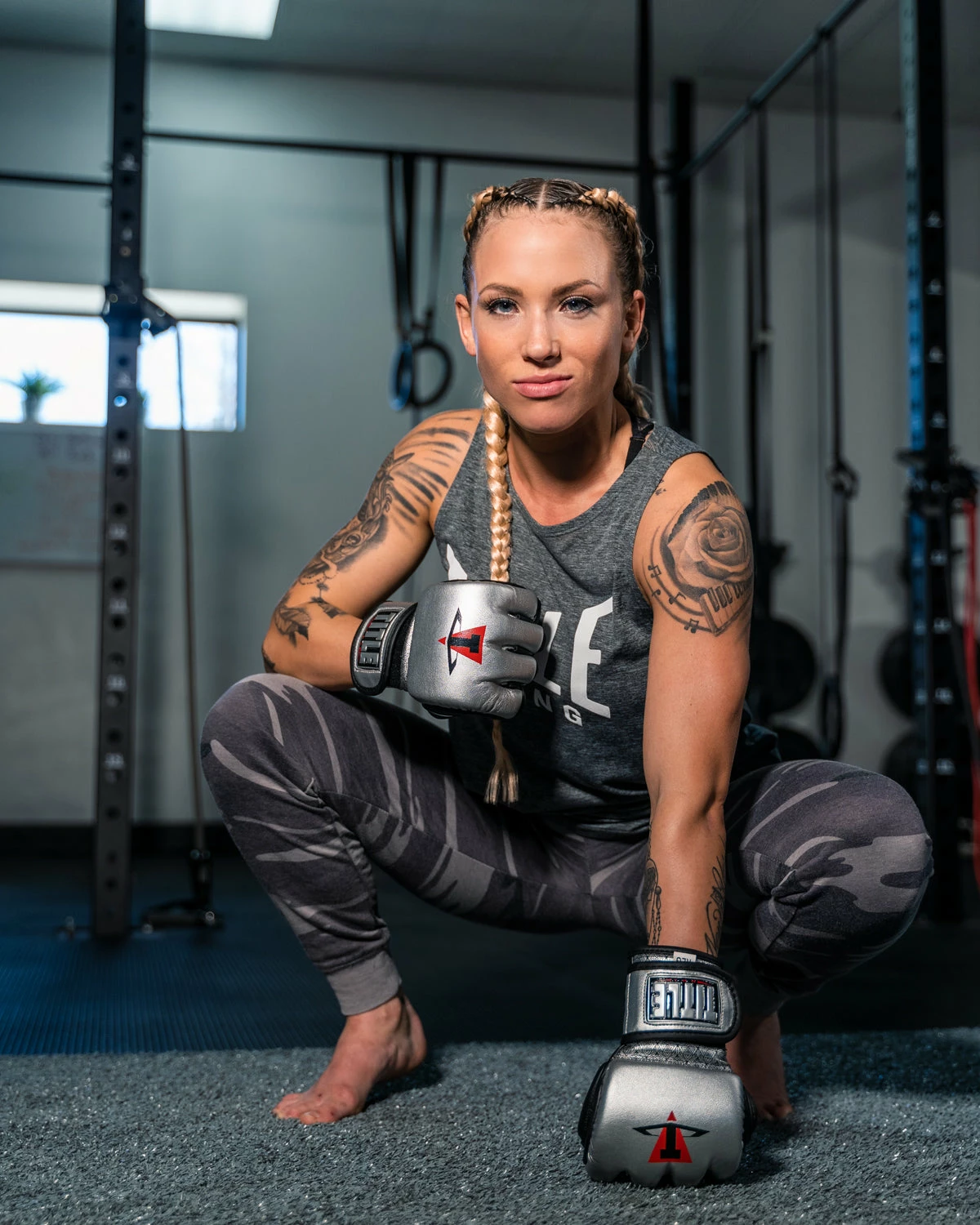 TITLE MMA Menace Metallic Training Gloves 8 TITLE MMA Menace Metallic Training Gloves - Image 8