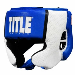 TITLE Boxing Aerovent Elite USA Boxing Competition Headgear – With Cheeks -Boxing Equipment Sales Store achex bl 1