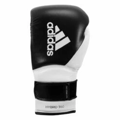 Adidas Hybrid 350 Elite Training Gloves -Boxing Equipment Sales Store adih350tg bk wh 3 2 1