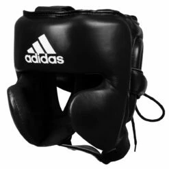 Adidas Star Pro Headgear -Boxing Equipment Sales Store adiphg01 bk wh 01