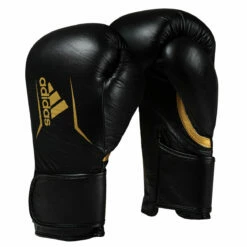 Adidas Speed 175 Leather Training Gloves -Boxing Equipment Sales Store adisbg175 bk gd 1 3