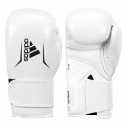 Adidas Speed 175 Leather Training Gloves -Boxing Equipment Sales Store adisbg175 wh bk 001 2