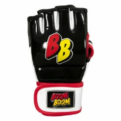 BOOM BOOM Boxing Bomber Youth MMA Gloves -Boxing Equipment Sales Store bbmmgy bk wh rd 03